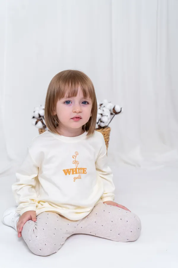 Футболка длинный рукав для девочки