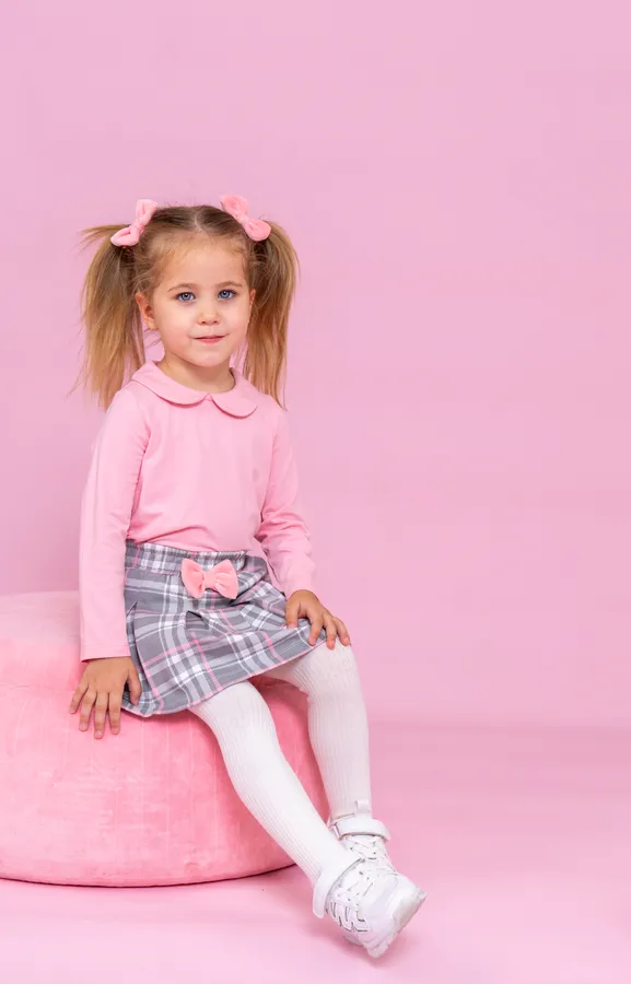 Футболка с длинным рукавом для девочки