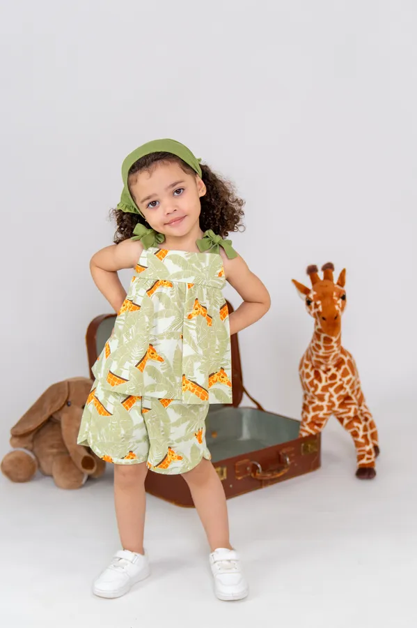 Комплект платье+шорты